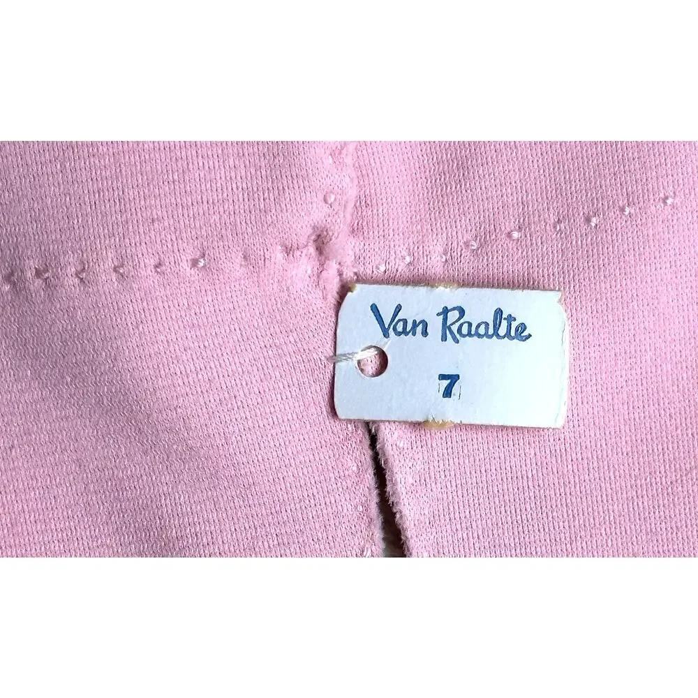 Unworn Vintage Pink Van Raalte Dress Gloves Size 7 Carrie Bradshaw SATC Style